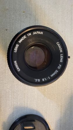 Canon Fd 50mm 1.8 Lens 