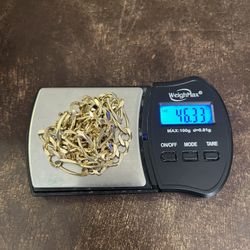 Gold Chain and 5x8 Utility Trailer 