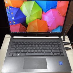 HP 14" Laptop, 4GB RAM, 118GB SSD, Intel Core i5, Silver