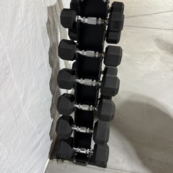 Inspire Dumbbell set With Rack 
