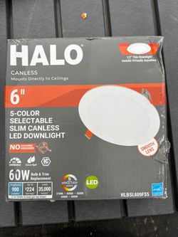 Halo 6" Canless Slim LED Downlight