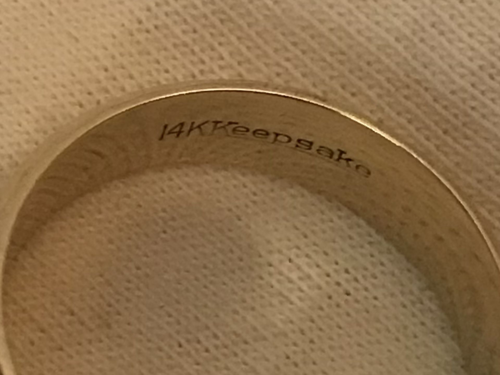 14K Solid Gold Wedding Ring