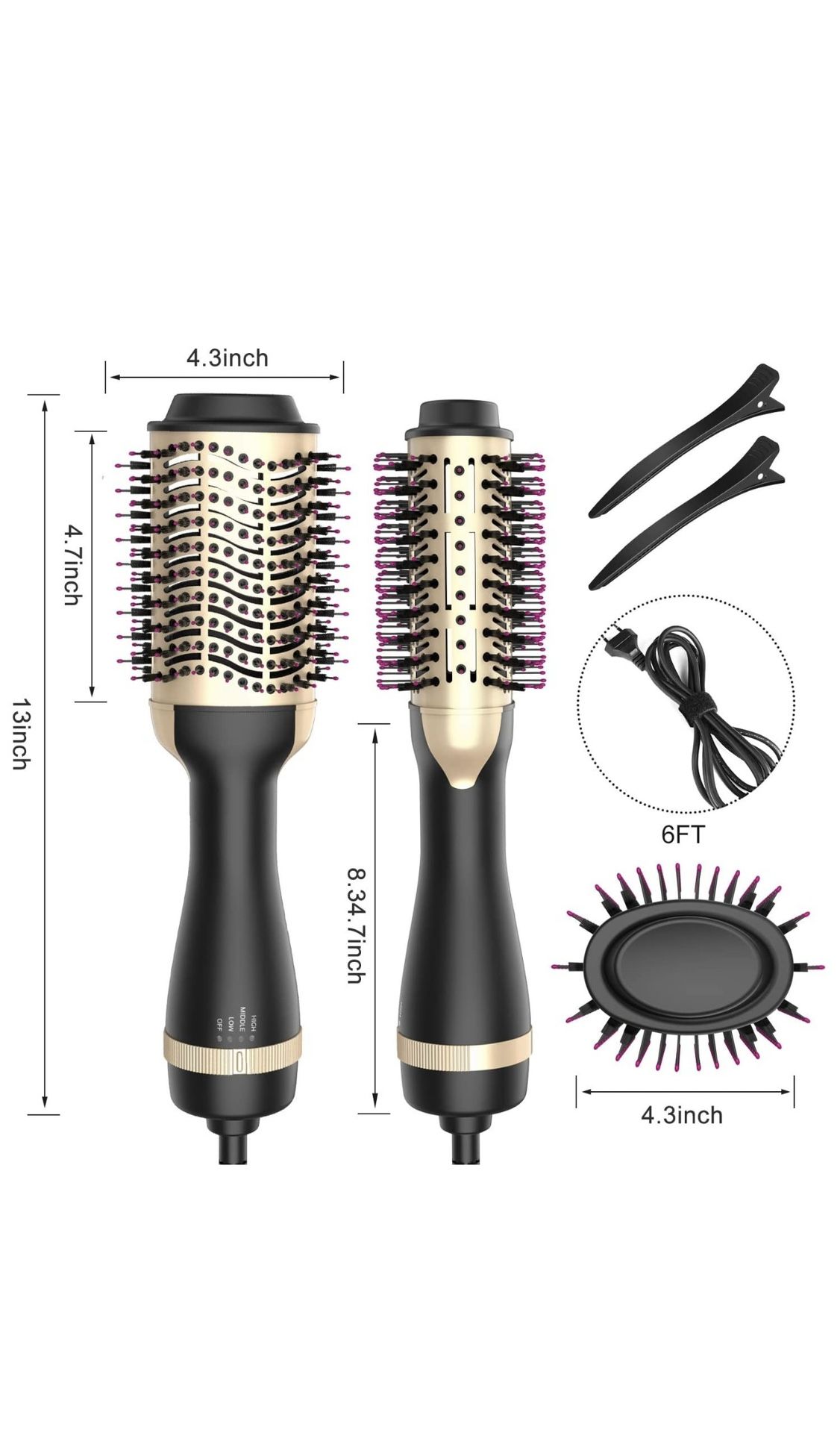 Hot Air Hair Brush