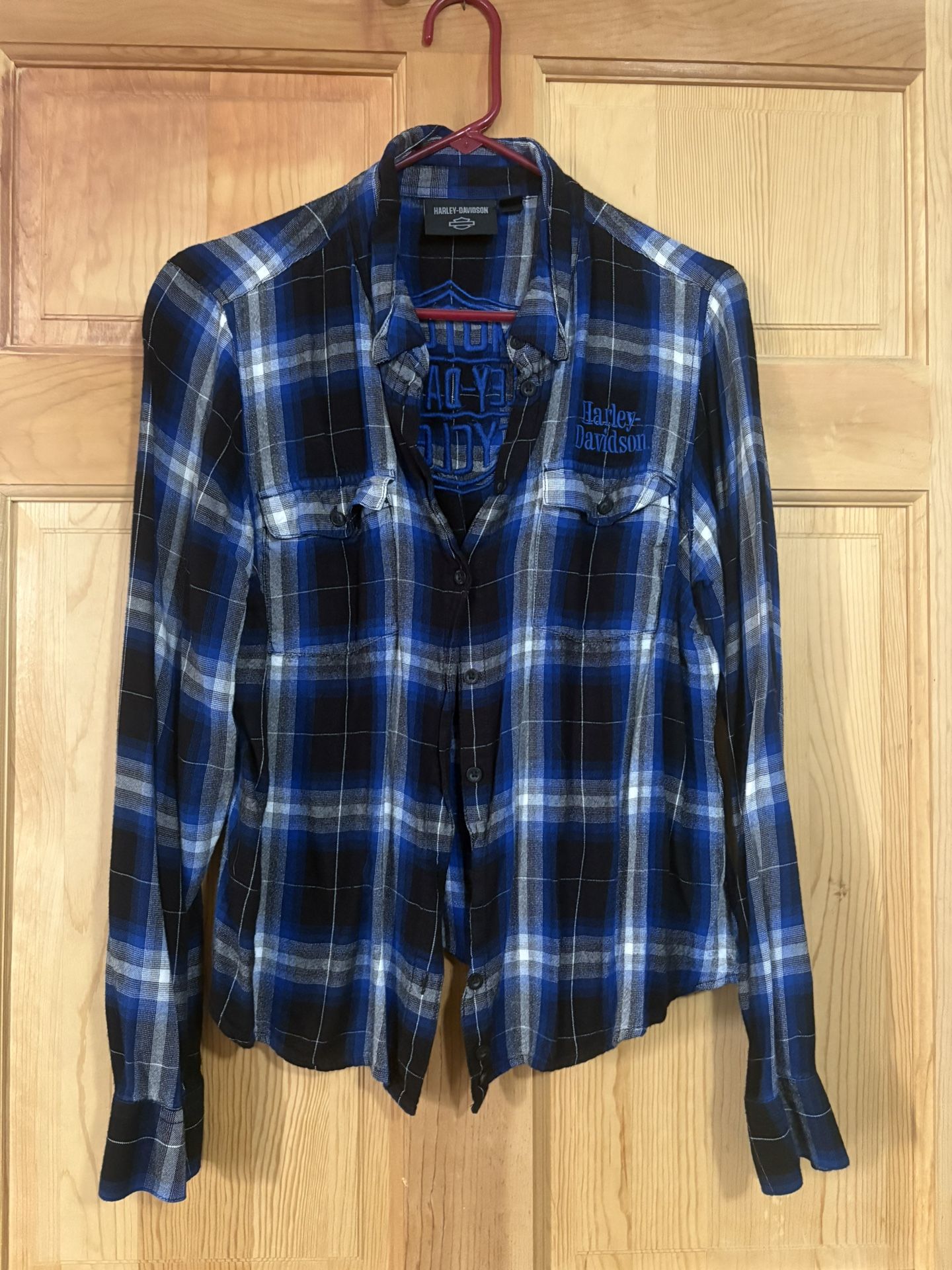 Woman’s Harley Davidson Long Sleeve Flannel 