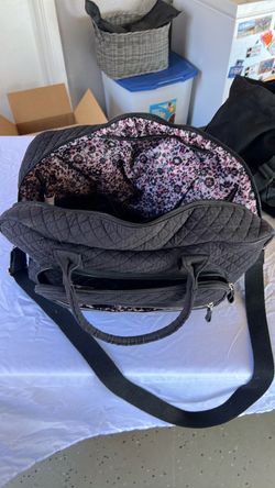 Quilted travel, diaper, or tote-style bag