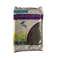 Aqua Natural Aquarium Substrate Diamond Black Gravel 10lb Bag
