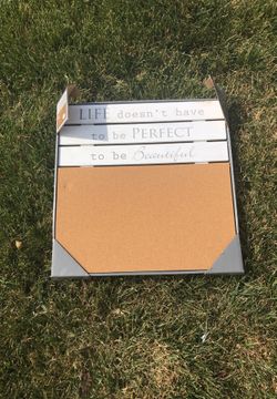 Decorative cork board