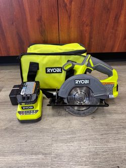 Ryobi 5 1/2” circular saw PCL500 with battery & charger