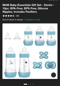 MAMS bottle set