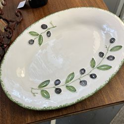Vintage Italian Olive Platter