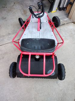 Electric razor go cart