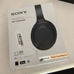 Sony, WH – 1000xm4 Wireless Noise Canceling Headphones Brand New In Open Box