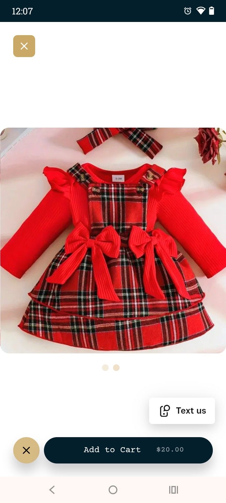 Baby Girl Holiday Set 