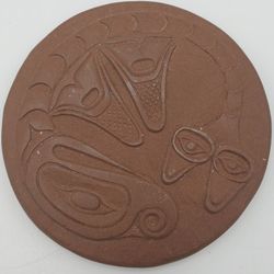 Dragon Native American Vintage Terracotta Coaster