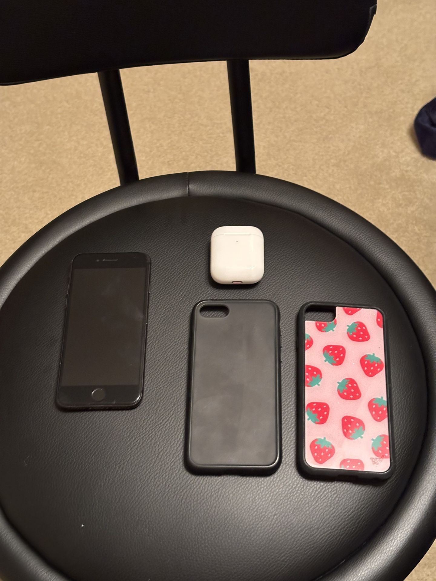 iPhone 8 With AirPods