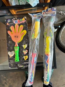 Hand Flashlight kids toy and 2 Super Rocket Toys