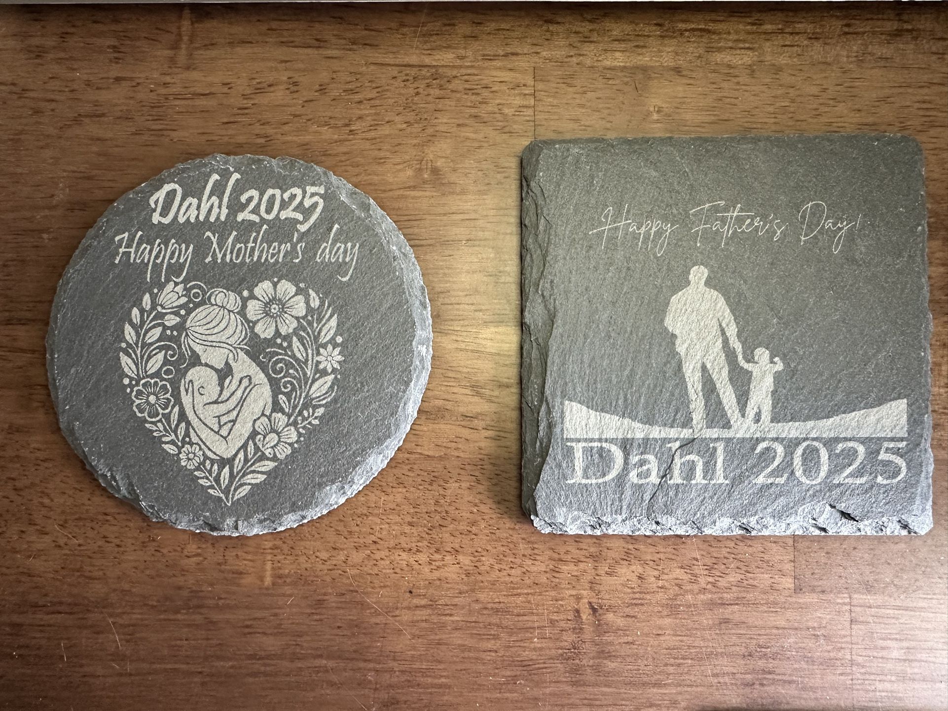 Engraving Personal Coasters, Ornaments And More