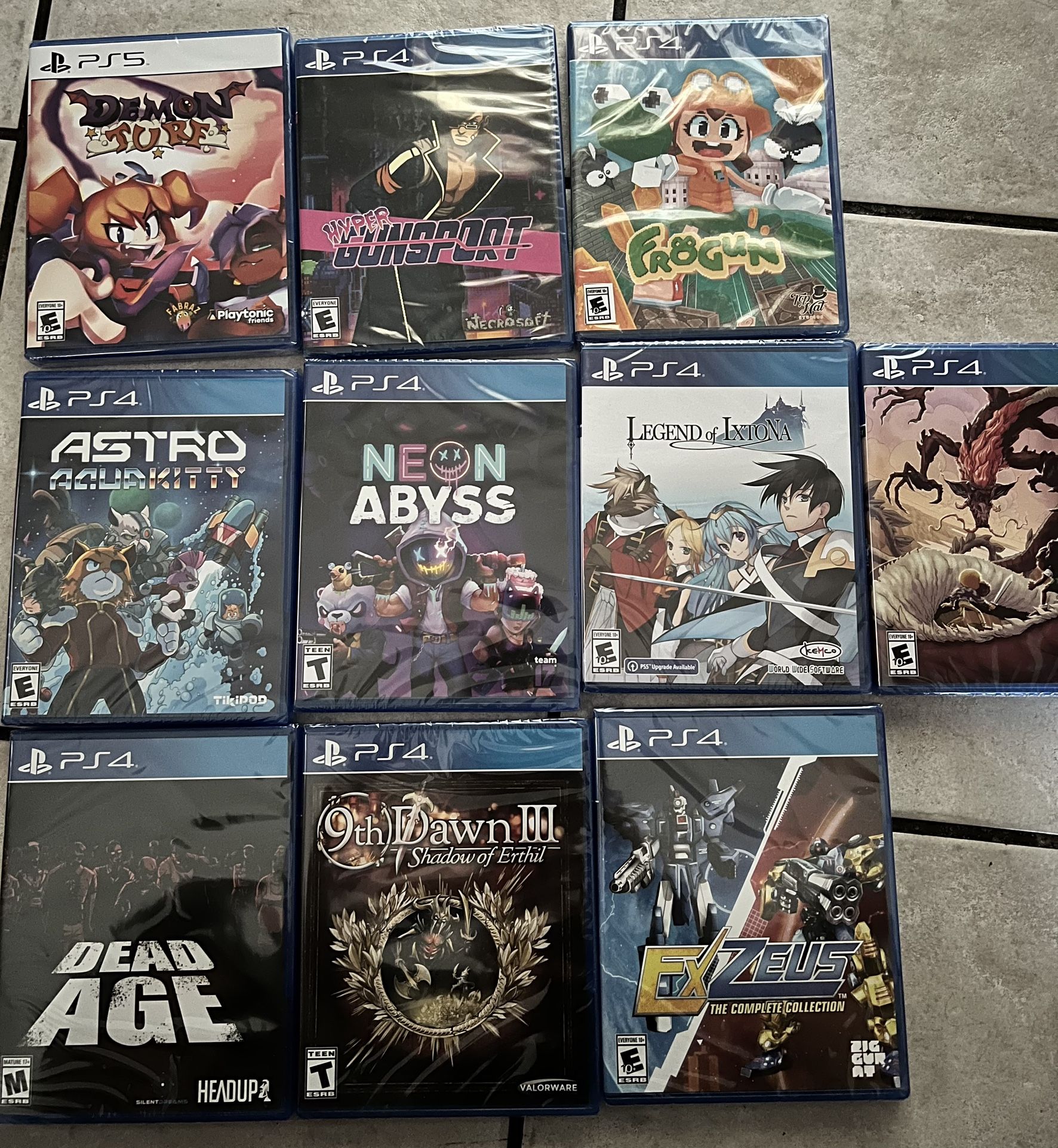 PS4 And PS5 Games Lot