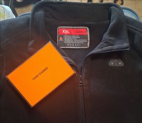 Kawela Heated Vest 2XL NWOT w/ NIB Rechargeable Hand Warmers