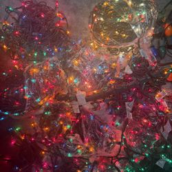 Bin Full Of Christmas Lights WORKING 