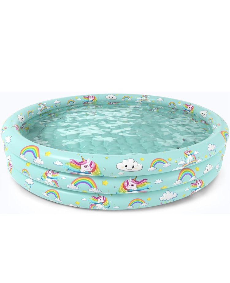 Inflatable Unicorn Kiddie Pool