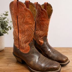 Ariat Leather Western Cowboy Boots- Women’s Size 6B (Style 15821)
