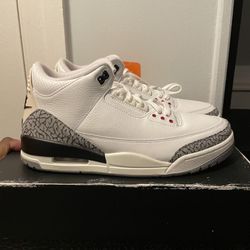 Air Jordan 3 White Cement Reimagined Size 9.5