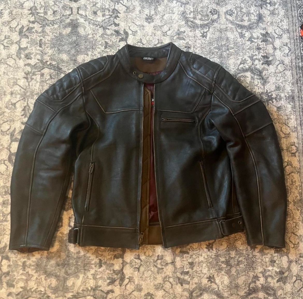 Dino Cortech leather jacket brown jacket