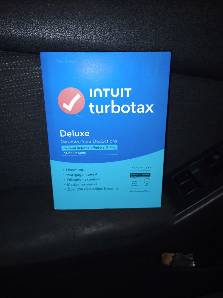 TurboTax Deluxe 2023!!! Multiple Available Now!!!