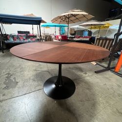 New 47” Wooden Round Dining Table