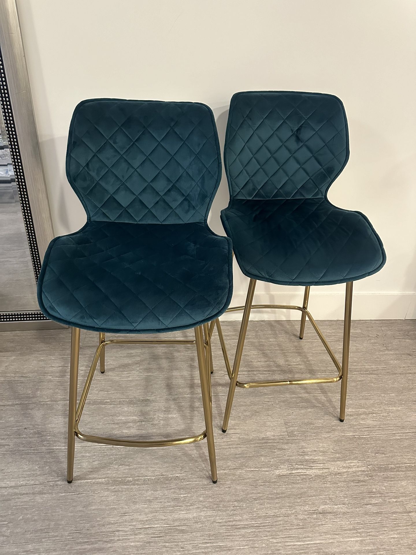 Teal Bar Stools 