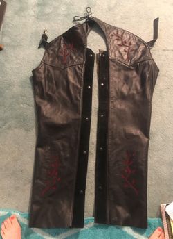 Women’s Harley Leather Chaps