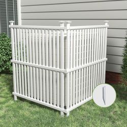 48 "H x 42 "W  2 Plastic  Privacy Screen 