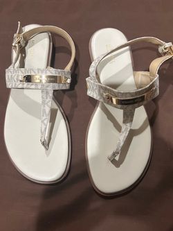 Michael Kors T-Strap Flat Sandals