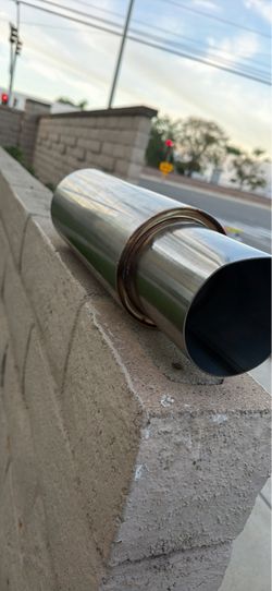 Performances stainless steel muffler