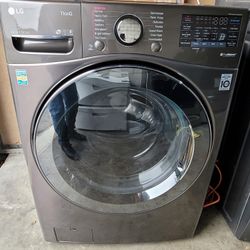 Used Like New 2021 LG Washer And Dryer Combo 2 In 1 Electric 110volt No Gas Required For Apartments 