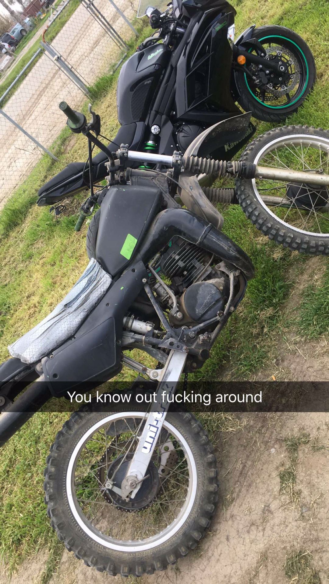 1995 kawasaki 250 dirt bike