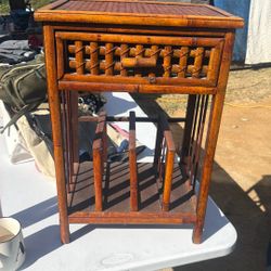 Rattan Night Stand 