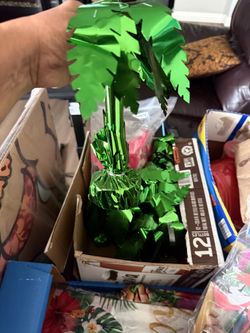 Luau party decorations. $40