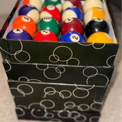 Pool Balls Available 