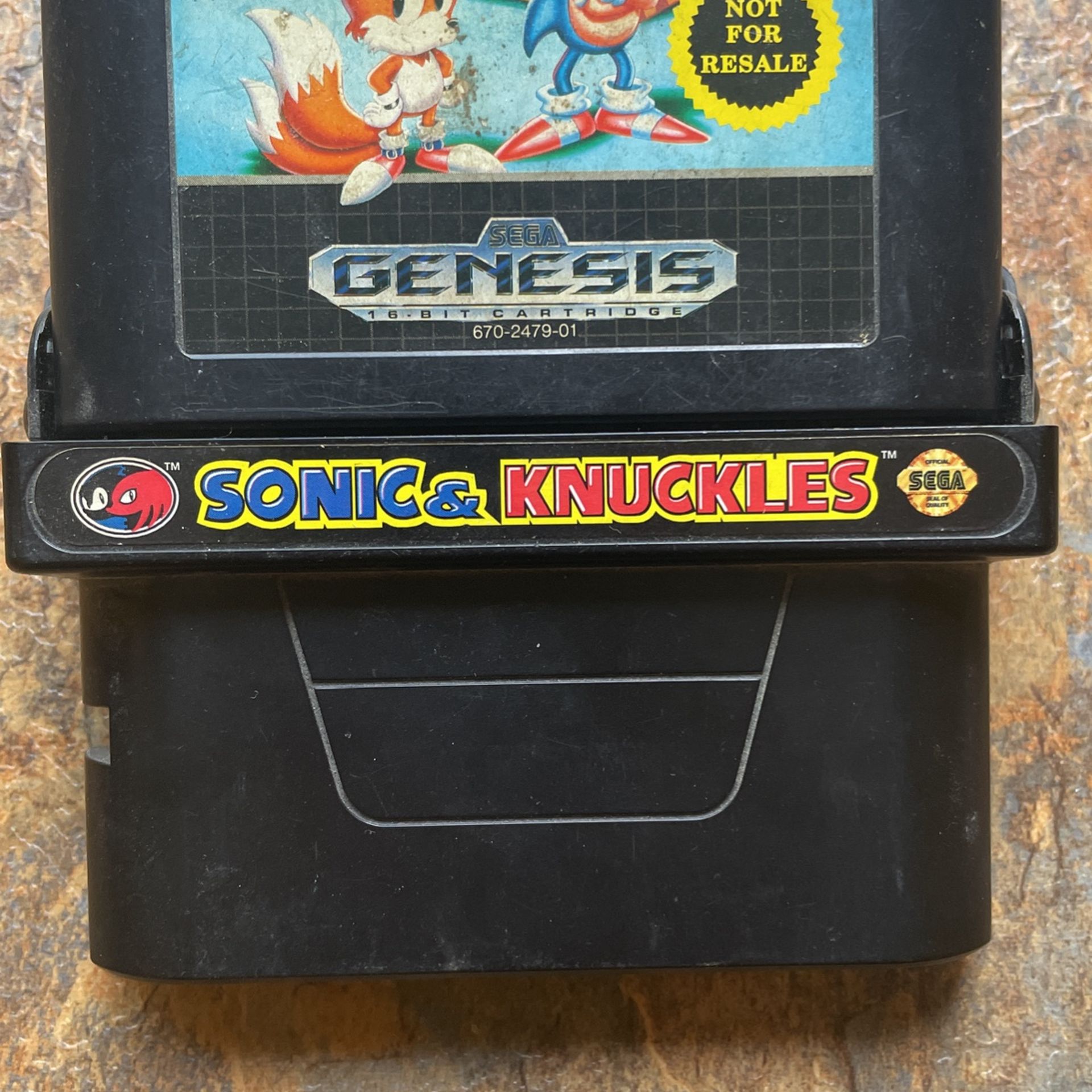 Sega Genesis Sonic 2 and Sonic & Knuckles 