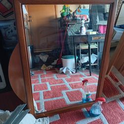 Wood Framed Mirror