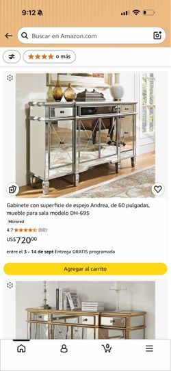 Glass dresser