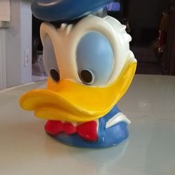 Vintage Disney Donald duck piggy bank