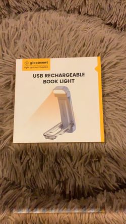 USB rechargeable book light