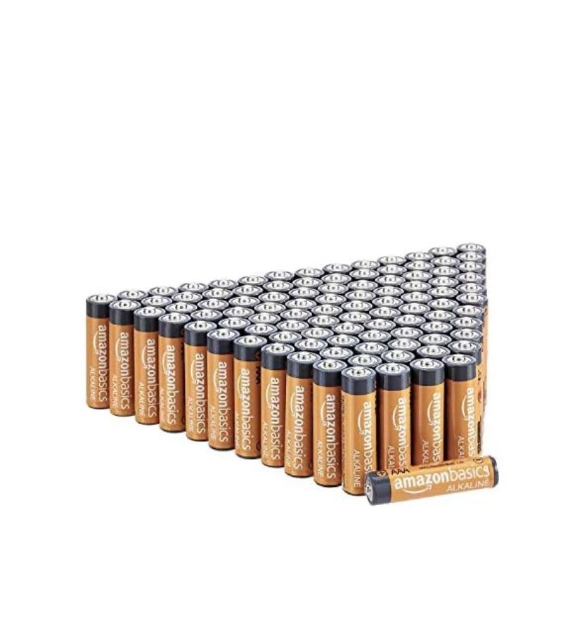 100 AAA Batteries (Amazon Basics)