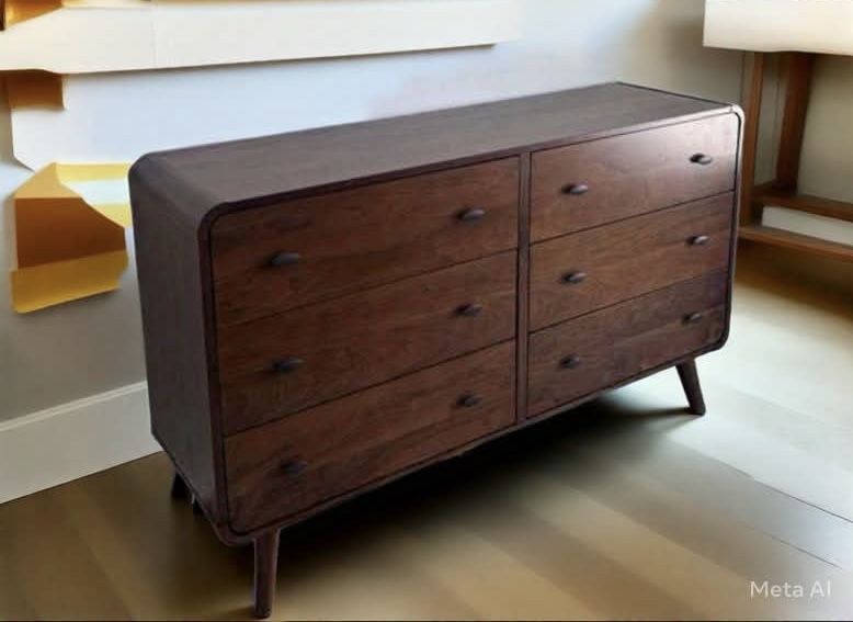 New Mid Century Modern Dresser! Includes Free Delivery 🚚!