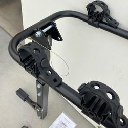 (NEW) $45 Tilt Folding 2-Bike Hitch Mount Rack Bicycle Carrier for 2” Hitch w/ Straps 70 lbs Max