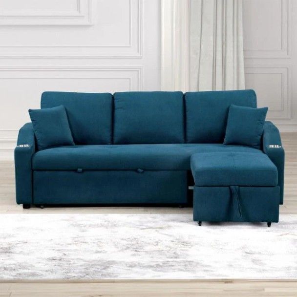 Royden Couch Sofa Sectional with Pull out Sleeper
