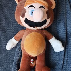 Tanooki Suit Mario 16" Plush 